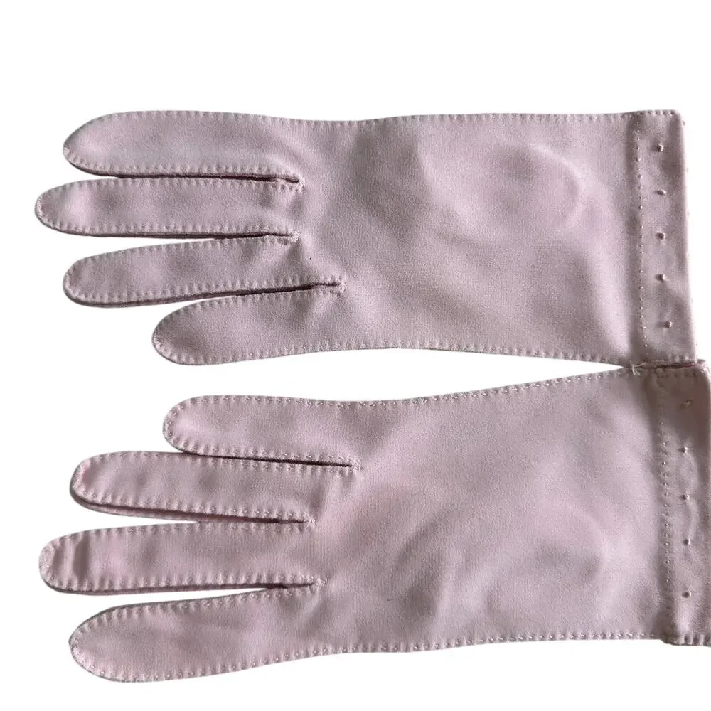 Unworn Vintage Pink Van Raalte Dress Gloves Size 7 Carrie Bradshaw SATC Style